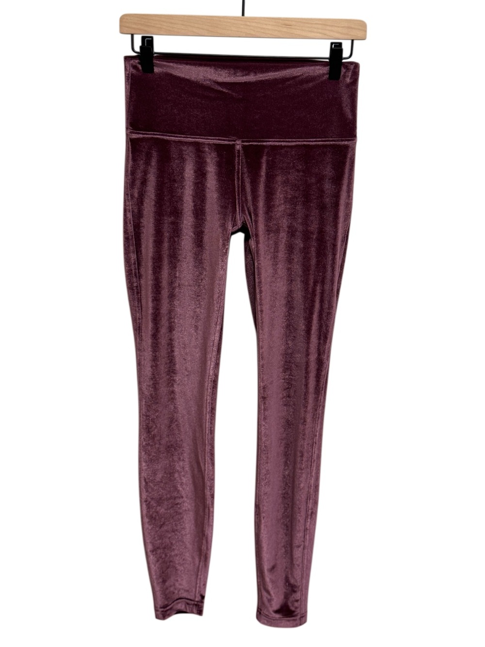 Lululemon Wunder Lounge High-Rise Tight 28" Plush Velvet in Garnet 8